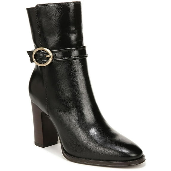 Franco Sarto Womens Informa Wren Leather Embellished Ankle Boots
