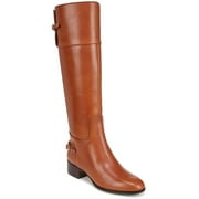 Franco Sarto Womens Jazrin Leather Wide Calf Knee-High Boots