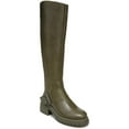 thumbnail image 1 of Franco Sarto Womens Julie  Leather Lugged Sole Knee-High Boots, 1 of 5