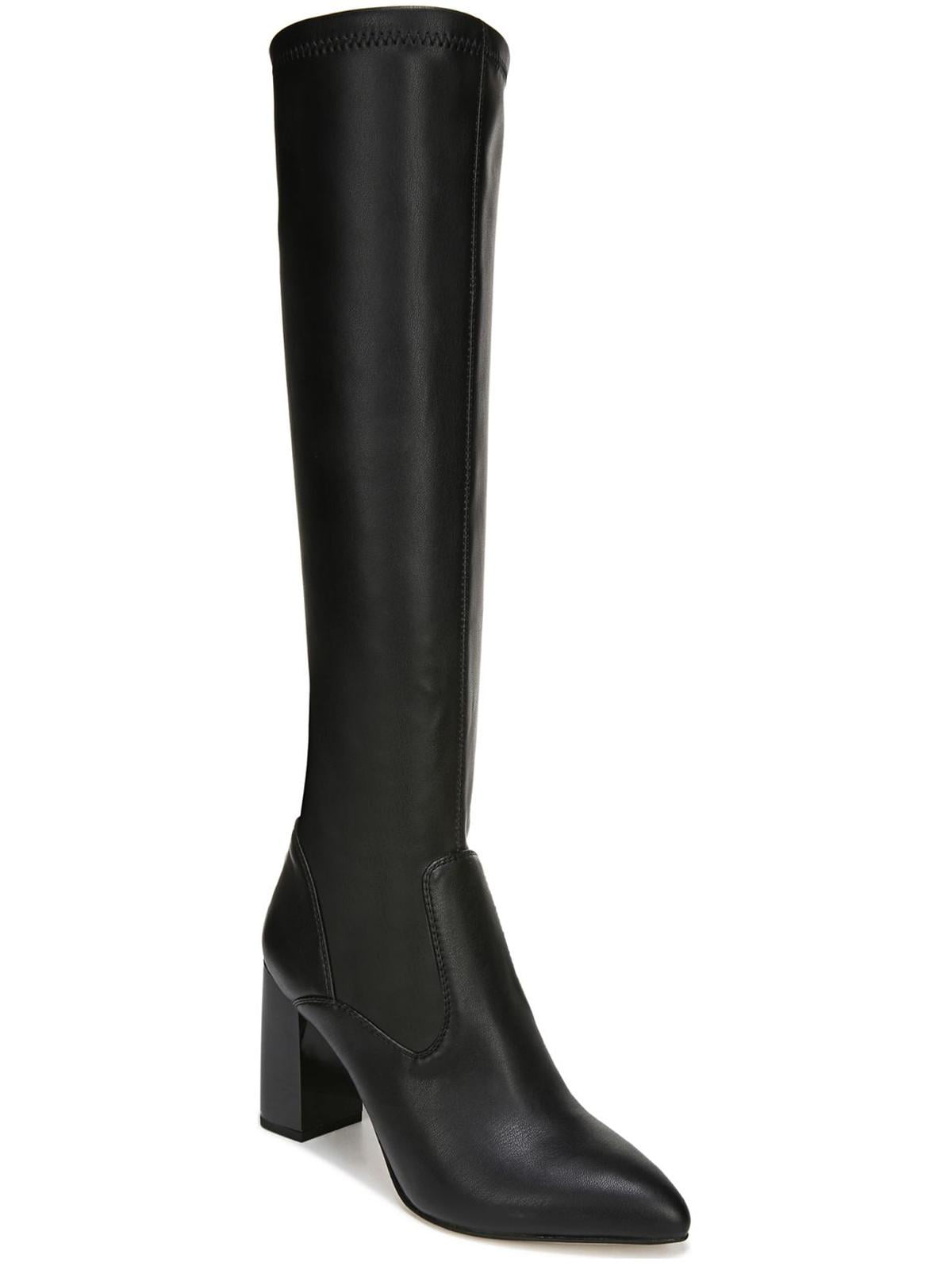 Franco Sarto Womens Katherine Faux Leather Wide Calf KneeHigh Boots