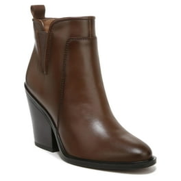 Franco Sarto Womens Gamble Leather Round Toe Ankle Boots Walmart