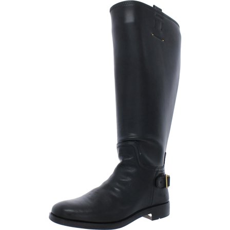 Franco Sarto Womens Merina Faux Leather Wide Calf Knee-High Boots