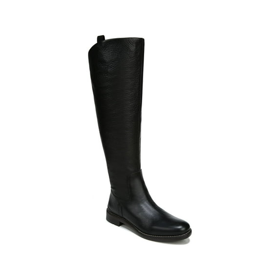 Franco Sarto Women's Meyer Knee High Boot Black Wide Calf Leather 9M