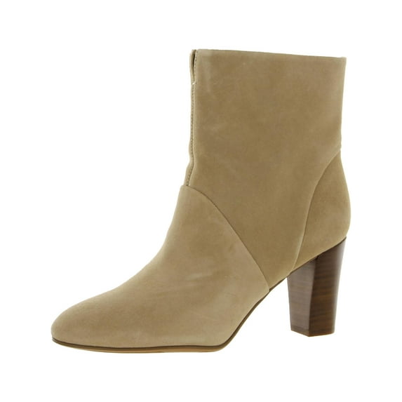 Franco Sarto Womens Pia Suede Zipper Ankle Boots