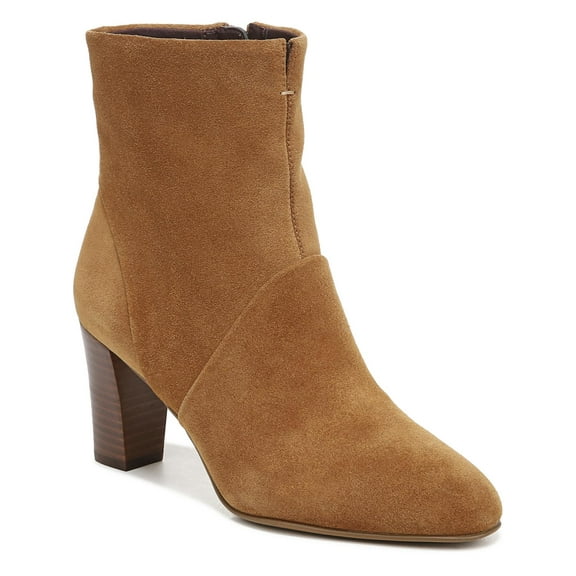 Franco Sarto Womens Pia Suede Zipper Ankle Boots