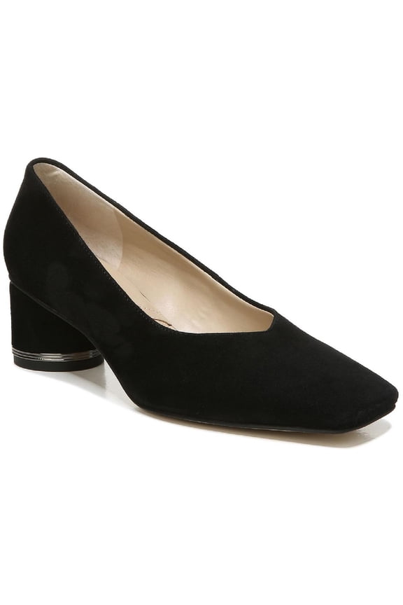 Womens Pisa Suede Square Toe Pumps
