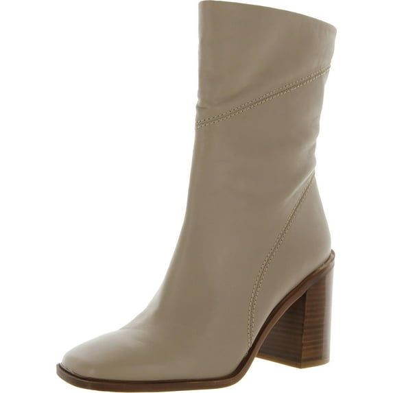 Franco Sarto Womens Stevie Leather Square Toe Booties