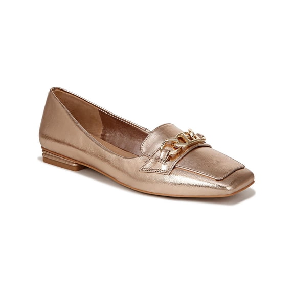Franco Sarto Womens Tiari Faux Leather Embellished Loafers