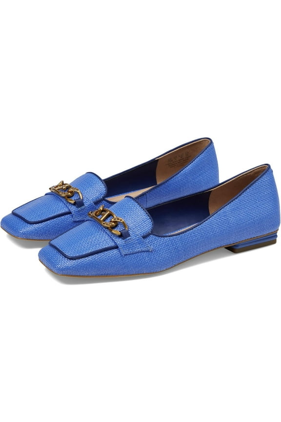Womens Tiari Slip On Loafer Blue Woven 9.5W