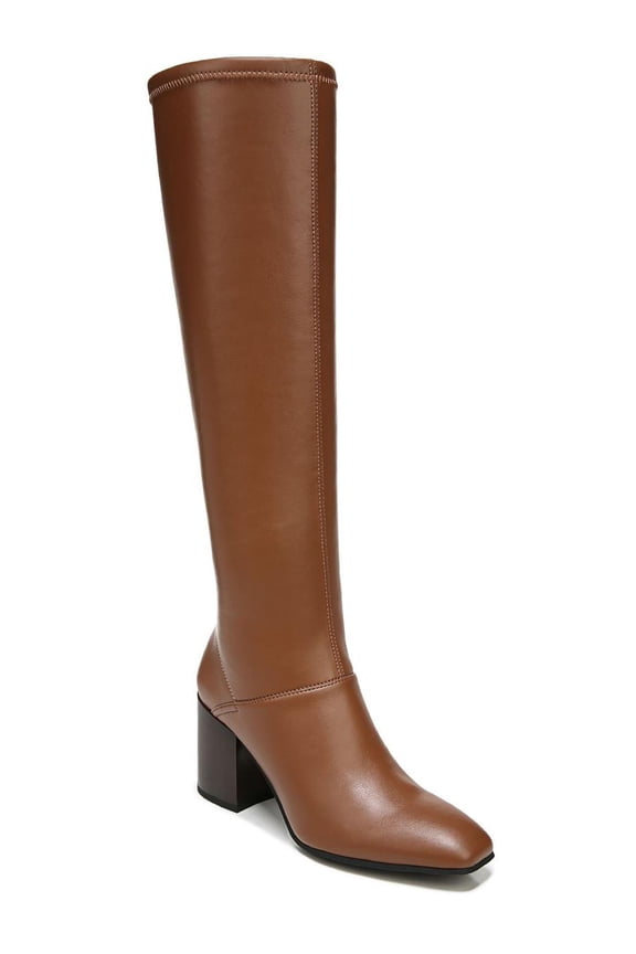 Womens Tribute Faux Leather Square Toe Knee-High Boots