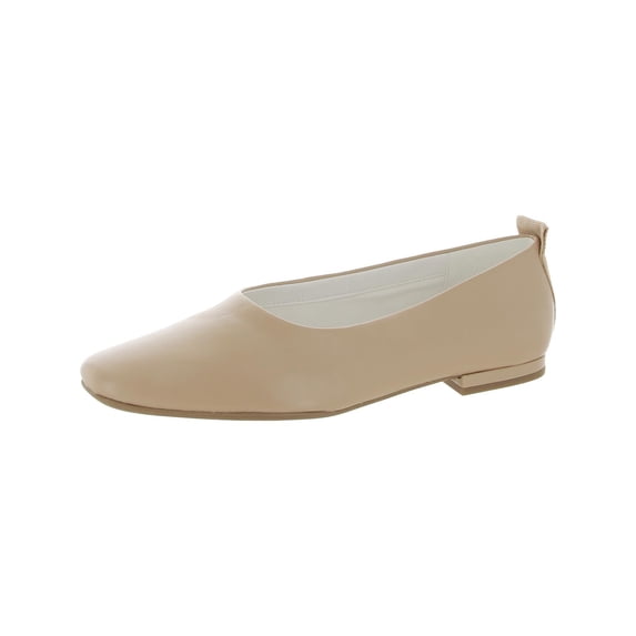 Franco Sarto Womens Vana Leather Slip On Ballet Flats