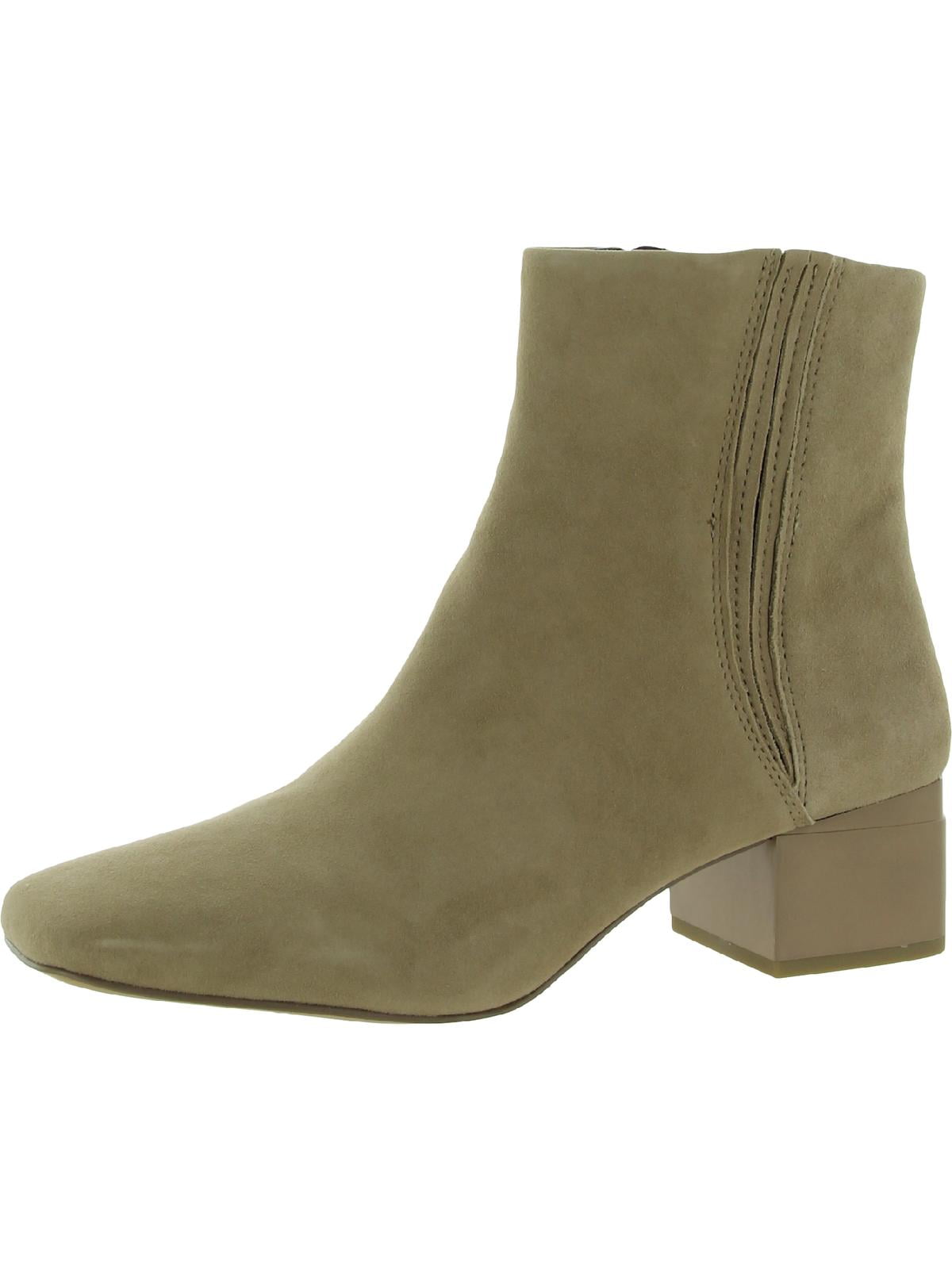 Franco Sarto Womens Waxtona Suede Square Toe Ankle Boots - Walmart.com