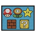 thumbnail image 1 of Franco Super Mario Kids Room Area Rug Non Slip, 69 in x 52 in, 1 of 5
