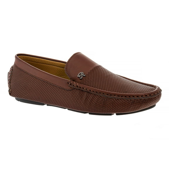 Franco Vanucci Men's Embossed Driver loafers