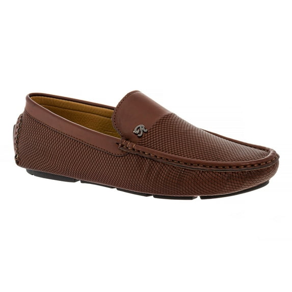 Franco Vanucci Men's Embossed Driver loafers