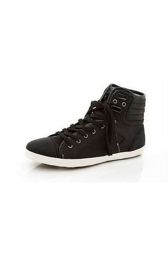 Men's Faux-leather High-Top Sneakers