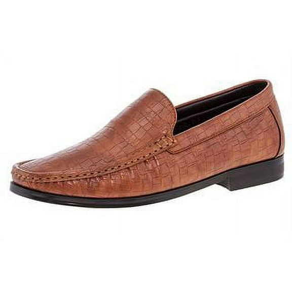 Franco Vanucci Men's Moc Toe Slip-on Dress Shoes