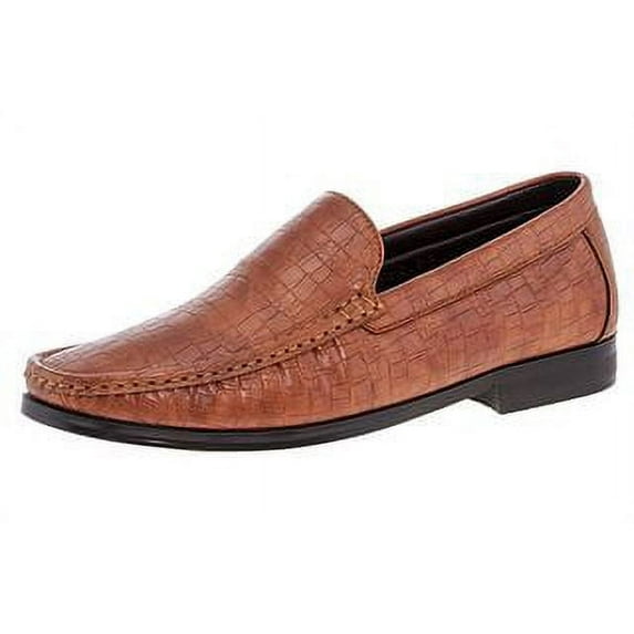 Franco Vanucci Men's Moc Toe Slip-on Dress Shoes