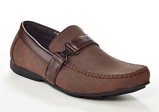 Franco Vanucci Brown Slip-On Loafers Franco Vanucci Men main image 3
