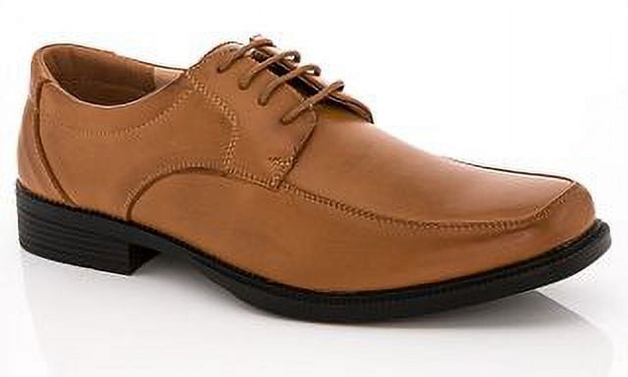 Franco Vanucci Brown cognac leather Slip On dress shoes men’s  8 Genuine Leather Cognac Brown Slip On Men main image 4