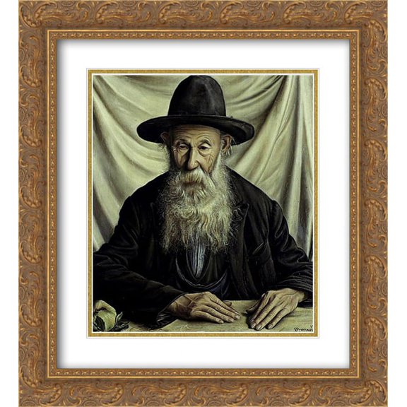 Francois Barraud 2x Matted 20x24 Gold Ornate Framed Art Print 'Le maurauder'