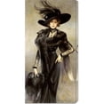 thumbnail image 1 of Francois Flameng 'Fashionable Beauty' Stretched Canvas, 1 of 1