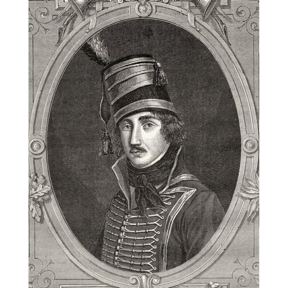Francois Severin Marceau-Desgraviers, 1769-1796. French General. From Histoire De La Revolution Francaise By Louis Blanc. by Ken Welsh / Design Pics (13 x 16)