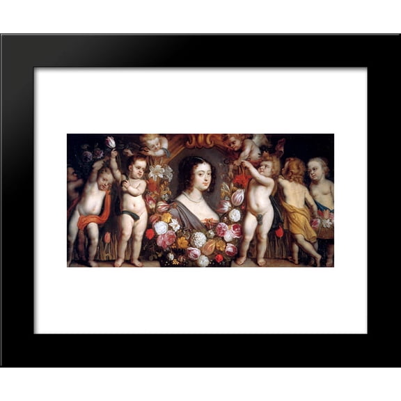 Francoise van Bever 20x24 Framed Art Print by Theodoor van Thulden