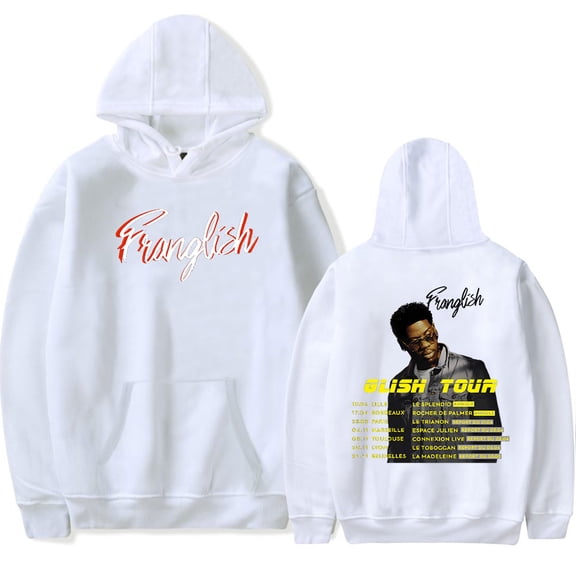 Franglish Rapper 2024 Tour Hoodies Merch Popular Graphics Unisex Trendy Casual Streetwear