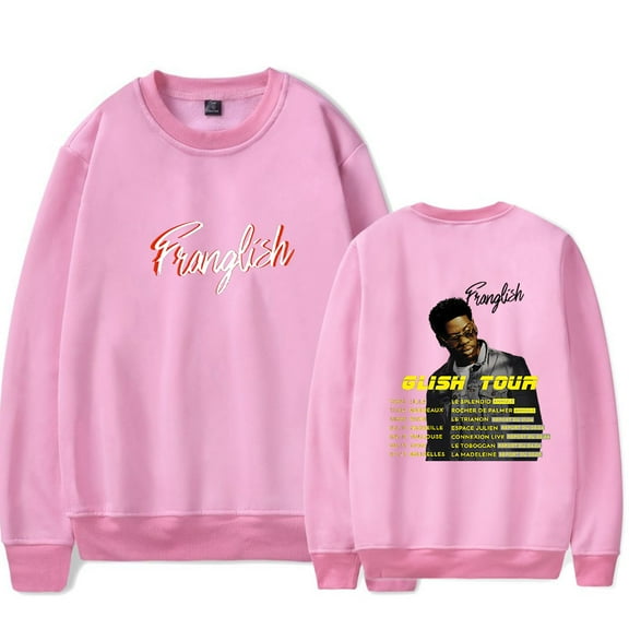 Franglish Rapper 2024 Tour crew neck sweatshirt Merch Women Men Long sleeve Fashion Casual Hooded Sweatshirts
