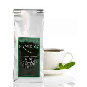 Frango Flavored Coffee, 12 oz Decaffeinated Chocolate Mint Flavored Coffee
