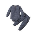 thumbnail image 1 of Franhais Babies Casual Two-piece Clothes Set, Camouflage Printed Pattern Romper and Pants, 1 of 9