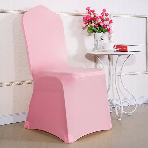 Franhais Chair Covers Pure Color Modern Minimalist Style Stretch Slipcover Wedding Banquet Party Decoration