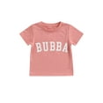 thumbnail image 1 of Franhais Children's T-shirt Tops Letter Printing Short-sleeved Round Neck Summer Breathable Tops, 1 of 9