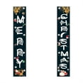 thumbnail image 1 of Franhais Christmas Porch Banner Cartoon Letter Print Hanging Door Banner Sign for Holiday Home Yard Indoor Outdoor Decorations, 1 of 7