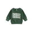 thumbnail image 1 of Franhais Infant Casual Pullovers, Long Sleeve Round Neck Letter Print Ribbed Cuffs Sweatshirts, 1 of 8