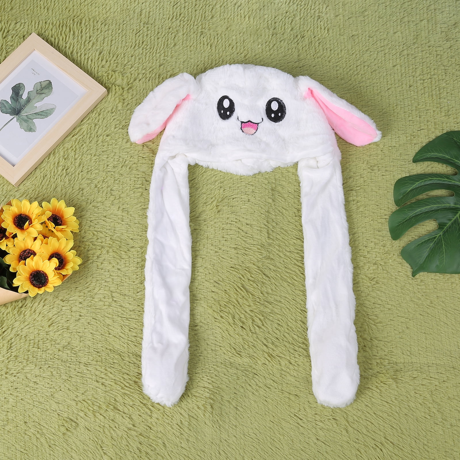 Franhais LED Plush Hat with Removable Ears Cute Claws Airbag Cap ...