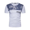 thumbnail image 1 of Franhais Men’s T-shirt, Short Sleeve Crew Neck Camouflage Print Summer Tops Streetwear for Casual Daily, 1 of 3