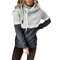 thumbnail image 1 of Franhais New Autumn And Winter Women's Variegated Hoodie Pullover Long Sleeve Warm Top Outdoor Leisure Fashion（S-3XL）, 1 of 5