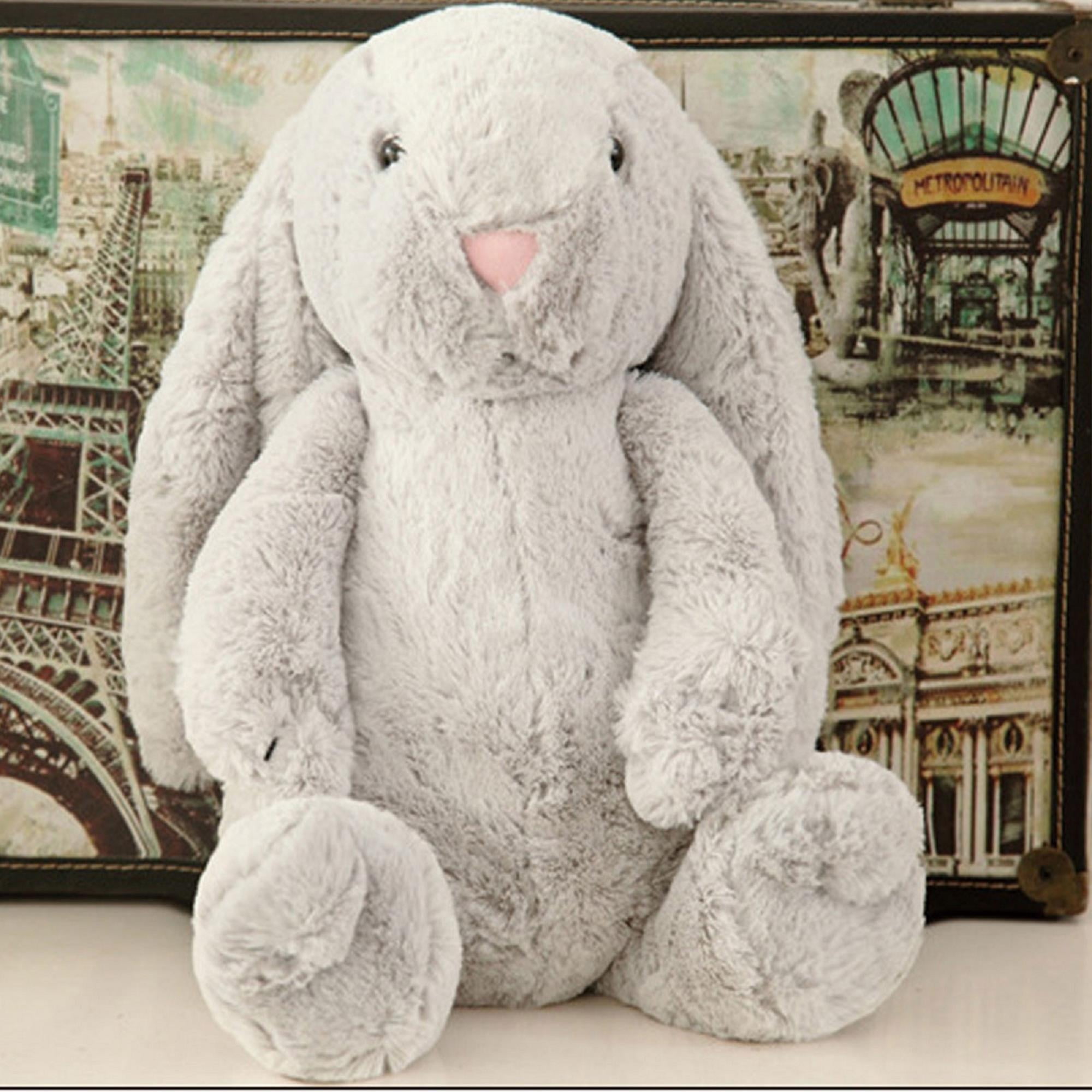 Franhais Rabbit Shape Plush Doll, Soft Stuffed Cartoon Animals Toy ...