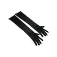 thumbnail image 1 of Franhais Satin Women Gloves, Long Solid Color Elbow Length Fancy Dress Wedding Prom Accessory, 1 of 4