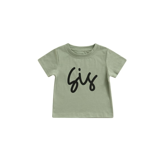 Franhais Toddlers Summer Breathable T-shirt,Boys Girls Creative Letter Printing Tops Casual Clothes