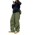 thumbnail image 1 of Franhais Women Casual Trousers with Elastic Waist Adjustable Drawstring Pocket Decoration, 1 of 4