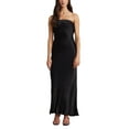 thumbnail image 1 of Franhais Women Sleeveless Backless Dress, Solid Color Strapless Elegant One-Piece, Banquet Dress, 1 of 9