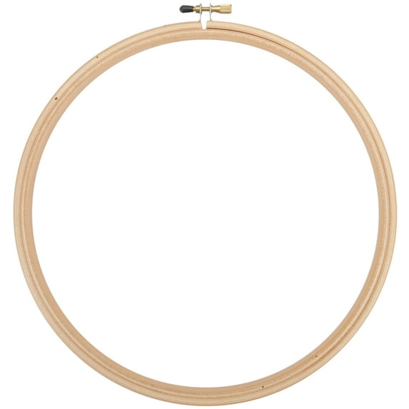 Frank A. Edmunds Wood Embroidery Hoop W/Round Edges 10"-