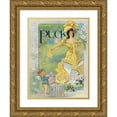 thumbnail image 1 of Frank Arthur Nankivell 19x24 Gold Ornate Framed and Double Matted Museum Art Print Titled - Puck Easter (1899), 1 of 4
