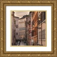 thumbnail image 1 of Frank, Assaf 12x12 Gold Ornate Wood Framed with Double Matting Museum Art Print Titled - Old buildings in city of Rome, Italy, 1 of 4