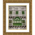 thumbnail image 1 of Frank, Assaf 12x14 Gold Ornate Wood Framed with Double Matting Museum Art Print Titled - Traditional maltese house in Birgu, Malta, 1 of 4