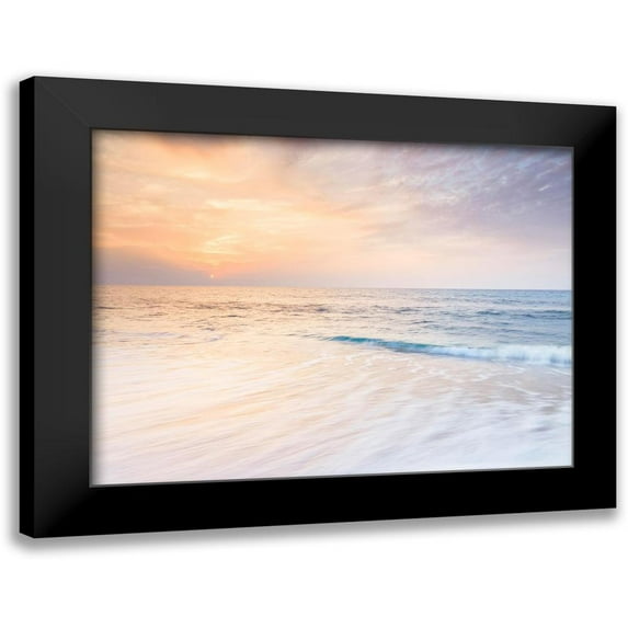 Frank, Assaf 14x12 Black Modern Framed Museum Art Print Titled - Beautiful beach in Israel