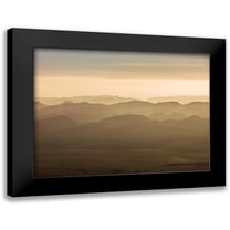 Frank, Assaf 14x12 Black Modern Framed Museum Art Print Titled - Ramon Crater-Negev-Israel